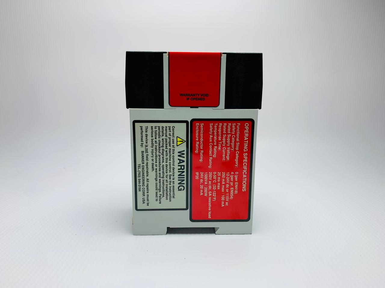 Banner ES-UA-5A 66091 Safety Relay 115v-ac 12/24v-dc - MRO INDUSTRIAL