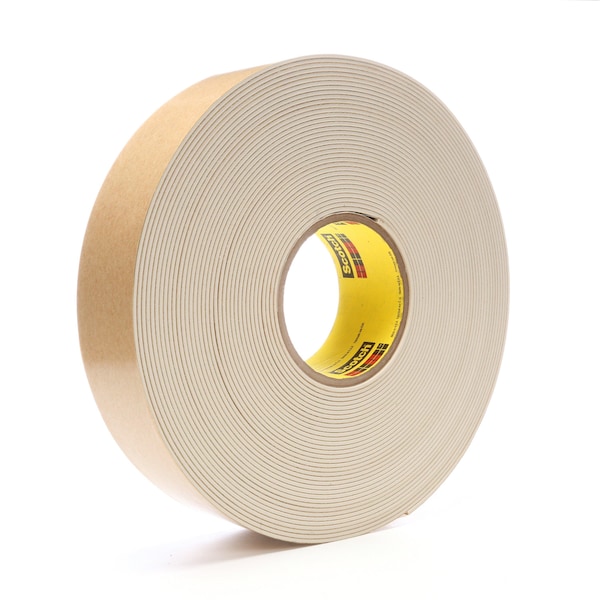 Cinta de enmascarar de impacto 3M, color beige, 2 pulgadas por 20 yardas, paquete de 6 - 528.