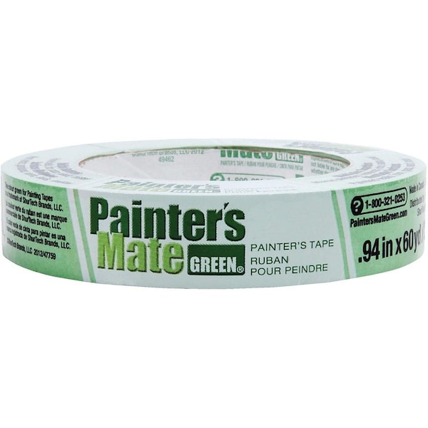 Cinta para enmascarar verde Painters Mate de 0.94 pulgadas x 60 yardas - 671372