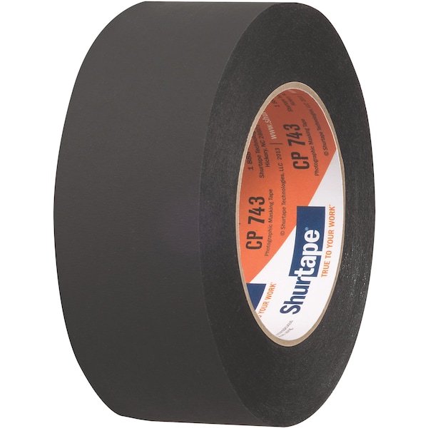 Cinta para enmascarar Shurtape, Negra, Diametro., Paq.24 - CP 743