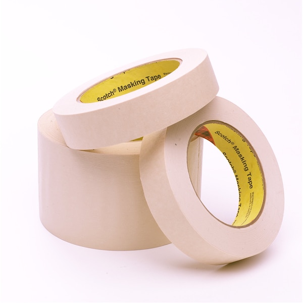 Cinta de enmascarar de uso general Scotch, tamaño de núcleo de 3", 1"x60 Yards - 2341