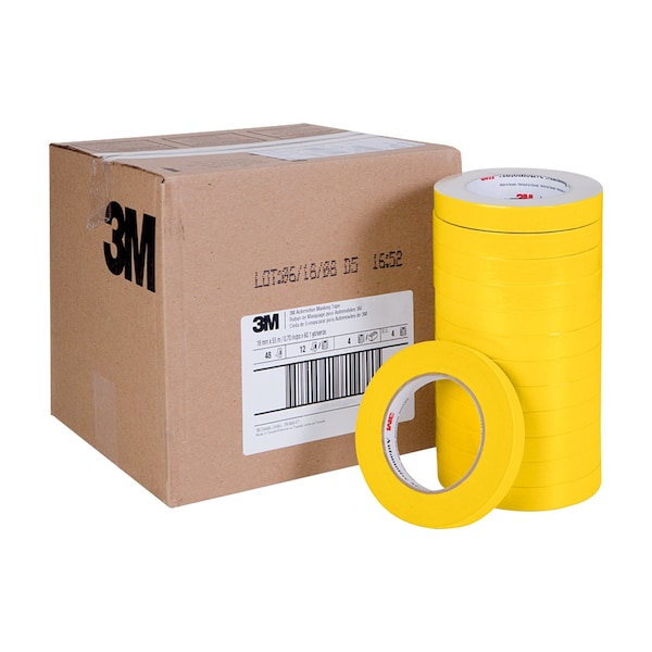 CINTA DE ENMASCARAMIENTO PARA REACABADO AUTOMOTRIZ 18MM X 55MM 48 PAQUETES - 7000119815