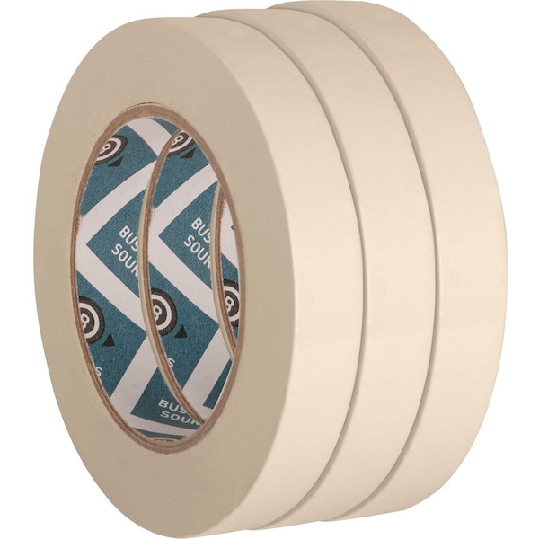Cinta de enmascarar Business Source, 3/4"x60yd, Krft, PK6 - 16460BD