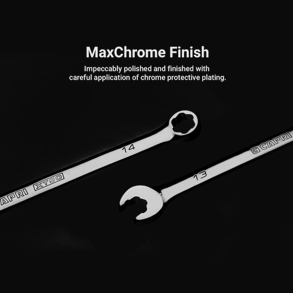 Herramienta combinada WaveDrive Pro de 14 mm de Capri Tools para tornillos regulares y redondeados - CP11750-M14XT