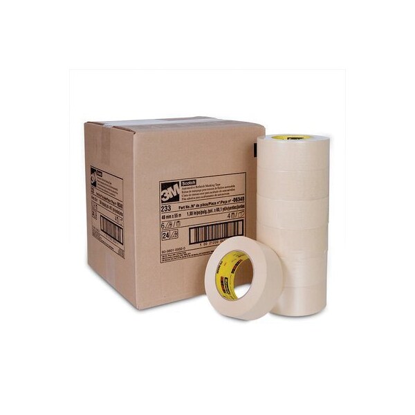 Cinta de enmascarar para acabados automotrices de la marca 3M Scotch, 233, 06341, 72 mm x 55 m - 7000088673