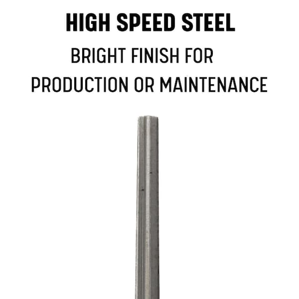 Drill America #7 HSS Straight Flute Taper Pin Reamer - DWRRTP7