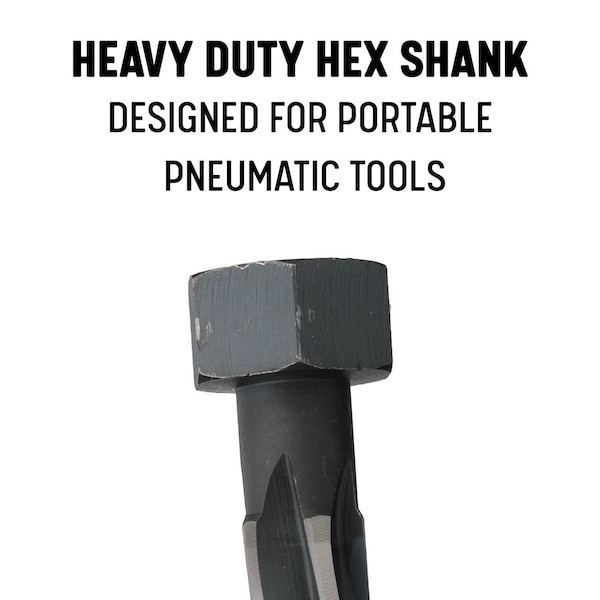 Drill America 1-1/16" Magnetic HSS Hex Shank Bridge Reamer - DWRRB1-1/16HEX-MAG