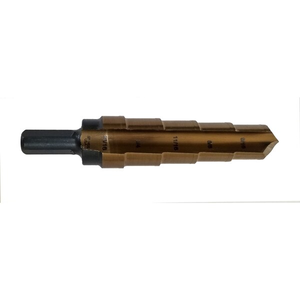 Rockmount Research And Alloys LaserBest Step Reamer, Premium Cutting Tool for Enlarging or Deburring Holes, 9/16" to 13/16" dia. - 90583