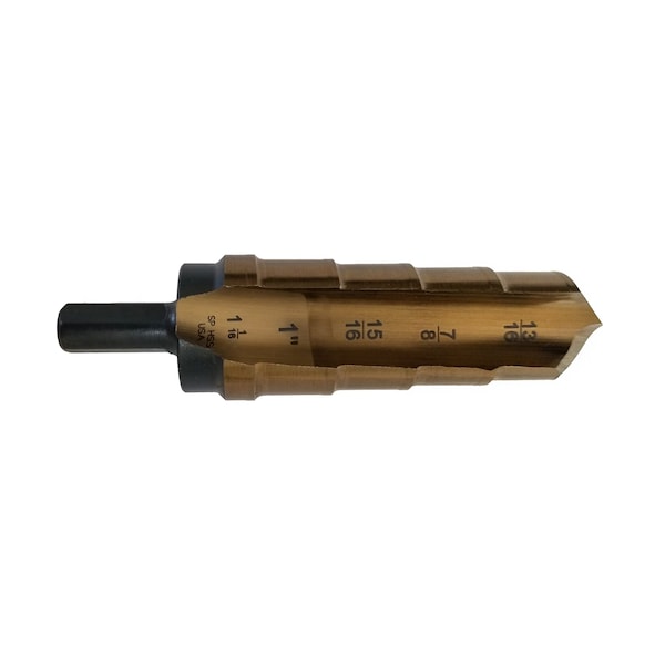 Rockmount Research And Alloys LaserBest Step Reamer, Premium Cutting Tool for Enlarging or Deburring Holes, 13/16" to 17/16" dia. - 90584