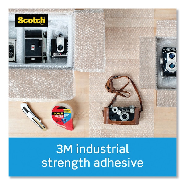 Cinta adhesiva para empaque Scotch, con dispensador de recarga., 1-7/8"x164', 4/paquete, Transparente - 3850-4RD