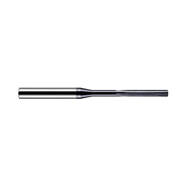 Harvey Tool 1.016 mm Reamer dia x 8.000 mm Margin Length Carbide Reamer, 4 Flutes, AlTiN Coated - RSC1016-C3