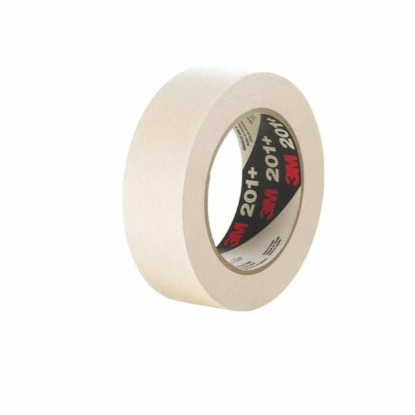 Cinta de enmascarar de uso general 3M 201+ color beige, 18 mm x 55 m 4.4 mil - 51115-64739