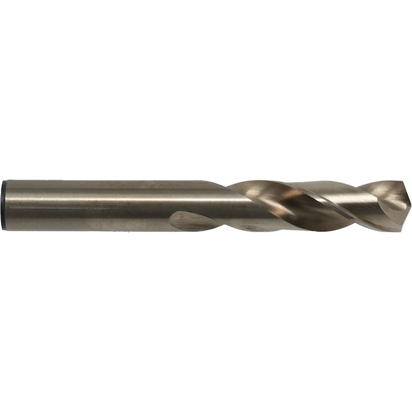 Chicago-Latrobe Screw Machine Drill Bit, 15/64 in Size, 135  Degrees Point Angle, Cobalt Steel, Straw/Bronze Finish - 50812