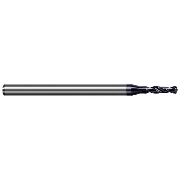 Harvey Tool High Performance Drill for Prehardened Steels, 3.175 mm, Number of Flutes: 2 - DHE1250-C3