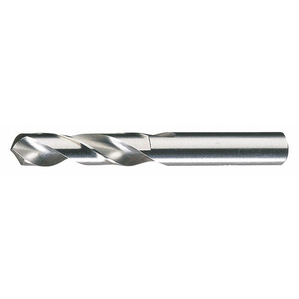 Cleveland Screw Machine Drill Bit, #10 Size, 135  Degrees Point Angle, High Speed Steel, Bright Finish - C70314