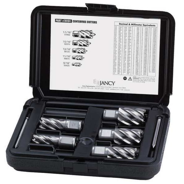 Slugger By Fein Annular Cutter Set M42, 1 In Cut D, 5 Pc - 63134999011