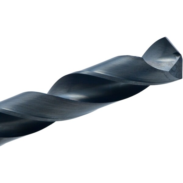 Cle-Line Screw Machine Drill Bit, #16 Size, 135  Degrees Point Angle, Black Oxide Finish, Spiral Flute - C23544