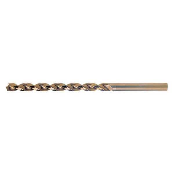 Cleveland Q-Cobalt 135 Degree Wide Land Parabolic Taper Length Drill Cleveland 2575 Straw HSS-CO 8% RHS/RHC 1/4-E - C16788