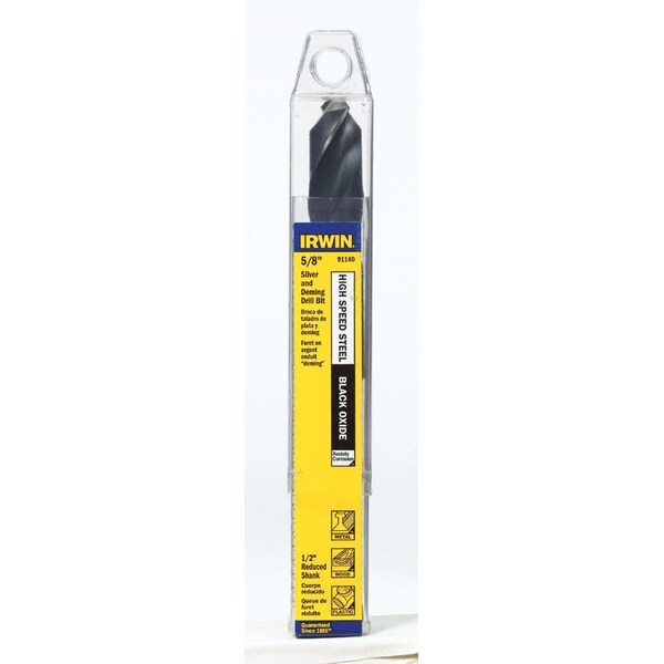Irwin Irwin 5/8 in. X 6 in. L High Speed Steel Drill Bit Straight Shank 1 pc - 91140