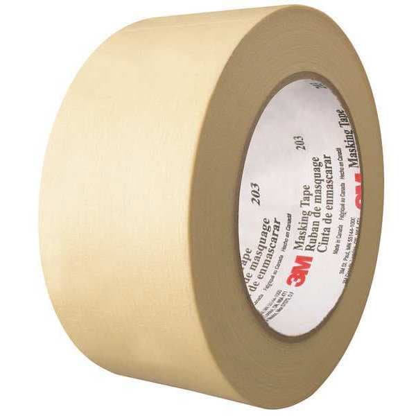 Cinta para enmascarar 3M™ 203, 4.7 Mil, 2" x 60 yds., Natural, 24/Paquete - T937203