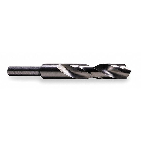 Cle-Line 118 Degree Silver & Deming Drill with 1/2 Reduced Shank Cle-Line 1813 Steam Oxide HSS RHS/RHC 21/32 - C20742