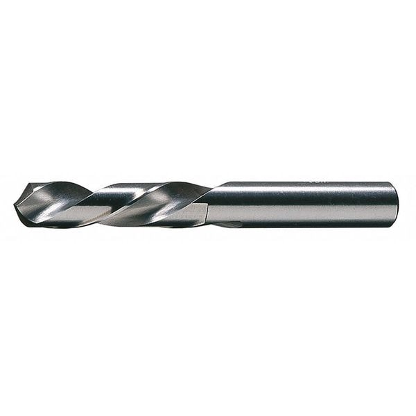 Chicago-Latrobe Screw Machine Drill Bit, 15/32 in Size, 118  Degrees Point Angle, High Speed Steel, Bright Finish - 48930