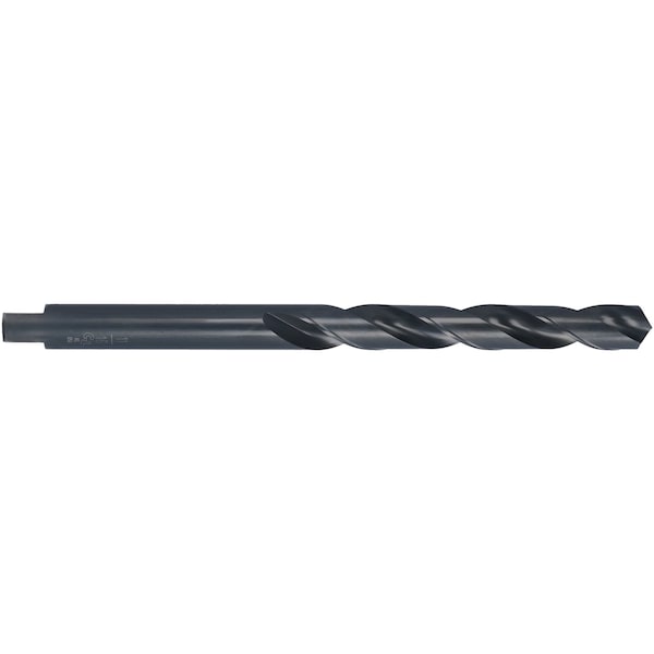 Chicago-Latrobe 118 Degree Automotive Tanged Shank Style Taper Length Drill Chicago-Latrobe 255AN Steam Oxide HSS 1/4-E - 49516