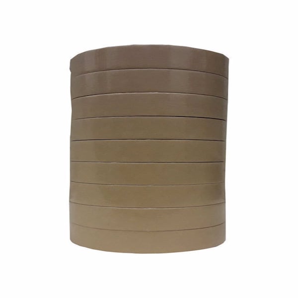 Cinta de enmascarar resistente a solventes de alta resistencia color tan de 24 mm de ancho x 60.1 yardas de largo - 2040-24A-BK