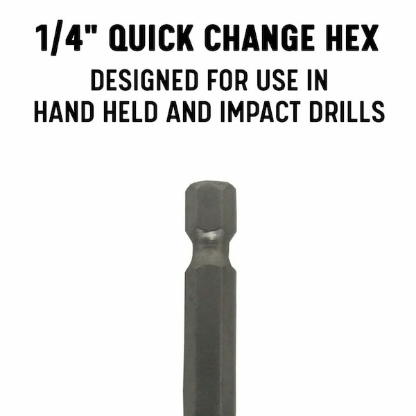 Drill America 29 Piece Cobalt Quick Change Hex Shank Drill Bit Set 1/16" - 1/2" Plastic Case - COHEX29-SET
