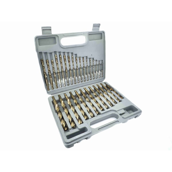 Drill America 29 Piece Cobalt Quick Change Hex Shank Drill Bit Set 1/16" - 1/2" Plastic Case - COHEX29-SET