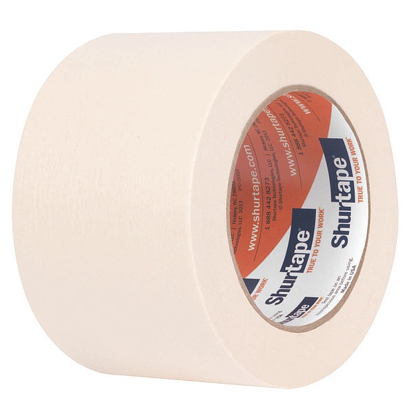 Cinta para enmascarar Shurtape, 72mm x 55m, 4.8 mil, Paquete de 16 - CP 106.