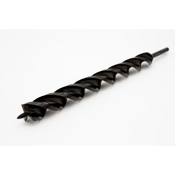 Woodowl Nail Chipper Tri-Cut Auger 18" x 1-3/8" - 03818