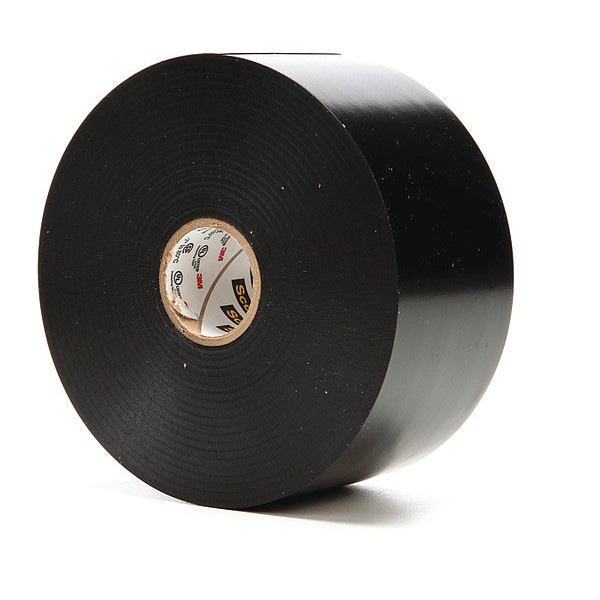 Cinta eléctrica de vinilo Scotch 22, 2 pulgadas x 36 yardas, negro, 1 rollo/caja, 12 rollos/caso - 22-2X36YD.