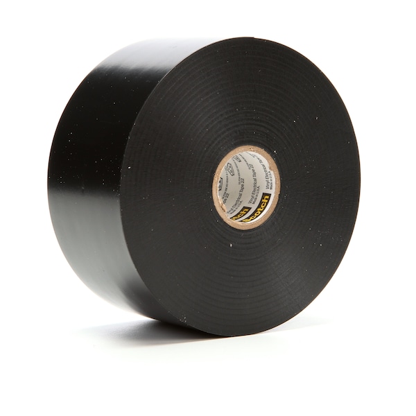 Cinta eléctrica de vinilo Scotch 22, 2 pulgadas x 36 yardas, negro, 1 rollo/caja, 12 rollos/caso - 22-2X36YD.