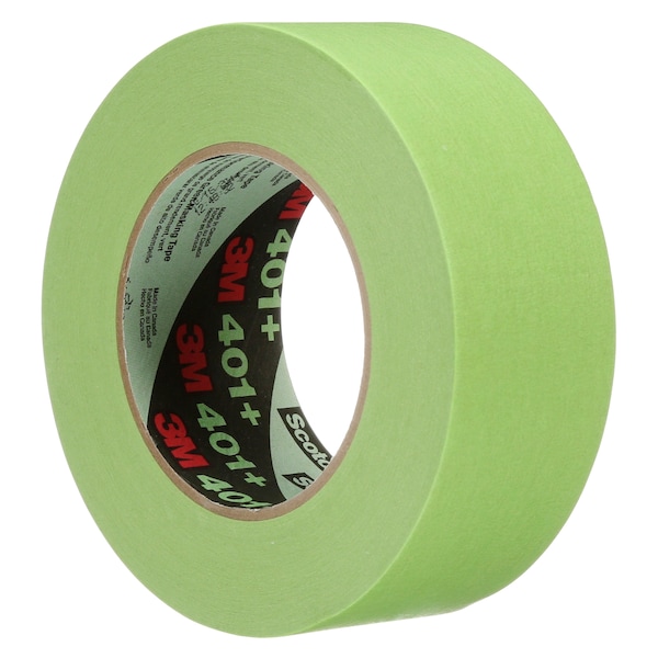 Cinta de enmascarar 3M 3M™ 401+/233+, 6.7 Mil, 2" x 60 yds., Verde, 12/Caja - T937401