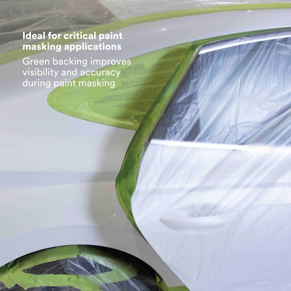 Cinta de enmascarar 3M 3M™ 401+/233+, 6.7 Mil, 2" x 60 yds., Verde, 12/Caja - T937401
