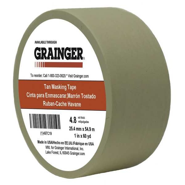 Cinta de enmascarar Zoro Select, Papel, Color beige - TC106-1" X 60YD
