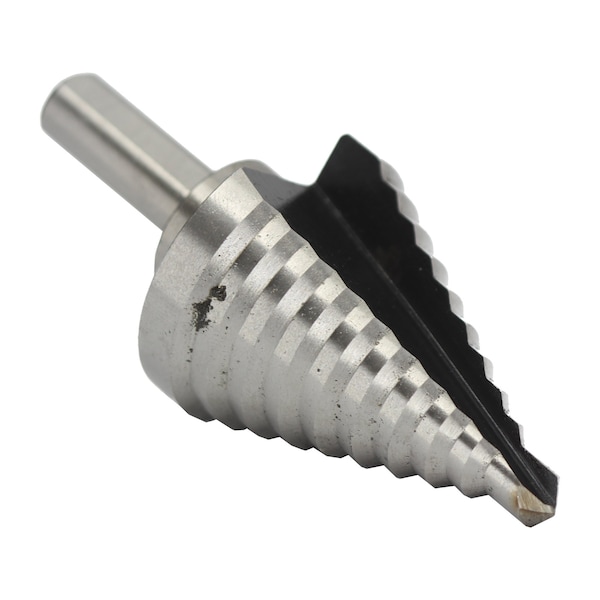 Drill America #5 HSS Step Drill Bit (1/4" - 1-3/8" by 1/8") - VAC5
