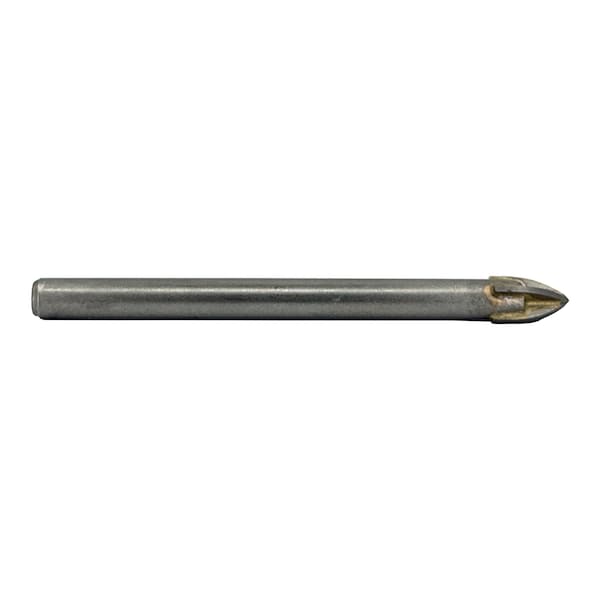 Drill America 3/16" Carbide Tipped 4 Flute Glass & Tile Drill Bit - DWD4FGD3/16