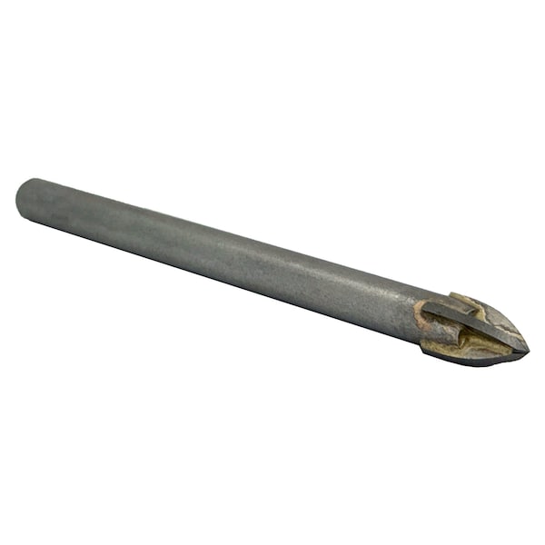 Drill America 3/16" Carbide Tipped 4 Flute Glass & Tile Drill Bit - DWD4FGD3/16
