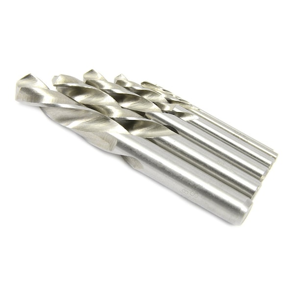 Forney 6-Piece Stubby Left Hand Drill Bit Set, High Speed Steel HSS - 20510