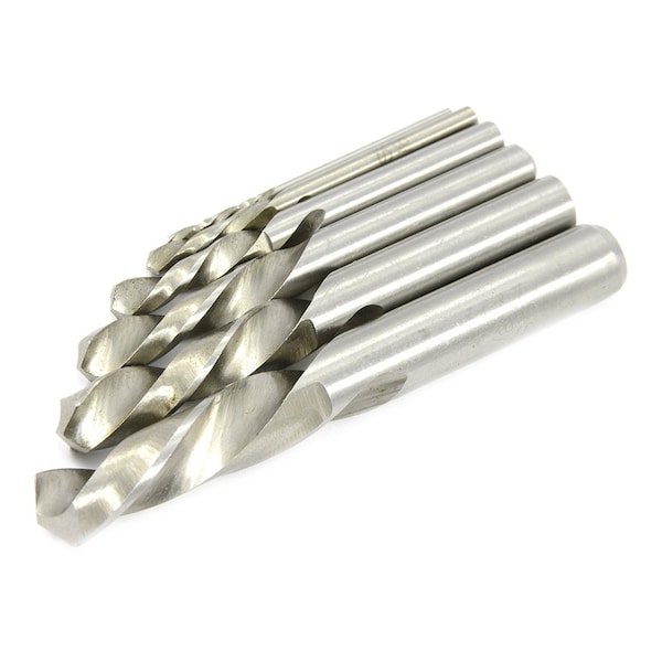 Forney 6-Piece Stubby Left Hand Drill Bit Set, High Speed Steel HSS - 20510