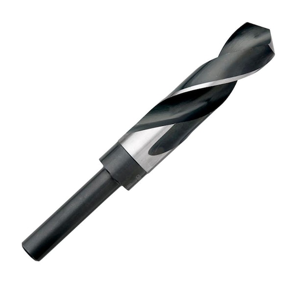 Champion Cutting Tool 49/64in 712 Silver & Deming Drill, 6in Len, 1/2in Straight Shank, 118 deg, HSS & Bright Finish - CHA 712-49/64