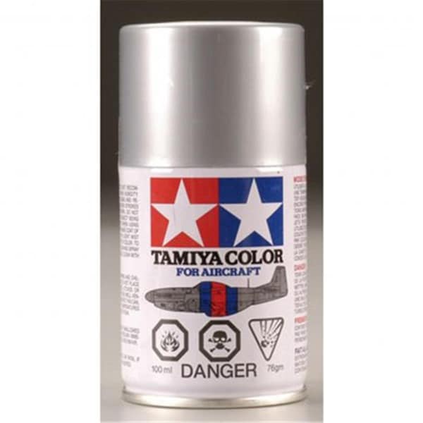Pintura Tamiya Tamiya TAM86512 3 oz AS-12 Tamiya Spray; Metal Desnudo Color Plata - TAM86512