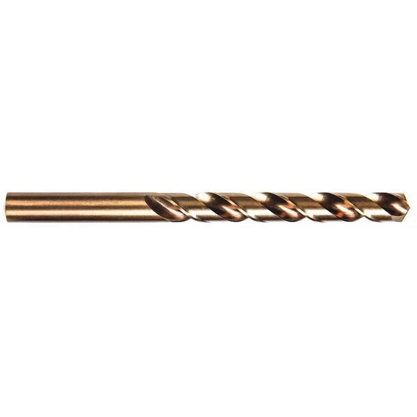 Westward Jobber Length Drill Bit, Drill Bit Size 1/4 in, Drill Bit Point Angle 135 Degrees, Cobalt - 401J57