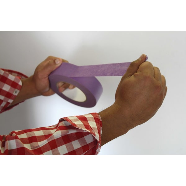 Cinta de enmascarar de 3M, 24mm de ancho, Adhesivo de goma, Paquete con 36 unidades - 501+PL