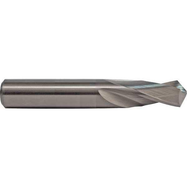 M.A. Ford Screw Machine Drill Bit, 1/4 in Size, 118  Degrees Point Angle, Solid Carbide, Uncoated Finish - 20625000