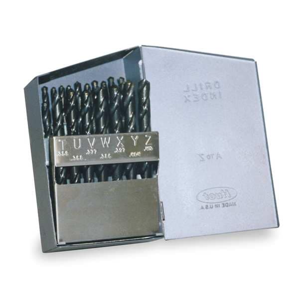 Cle-Line 26PC 118 Degree General Purpose Jobber Length Drill Set Cle-Line 1899 Steam Oxide HSS RHS/RHC A-Z - C21158
