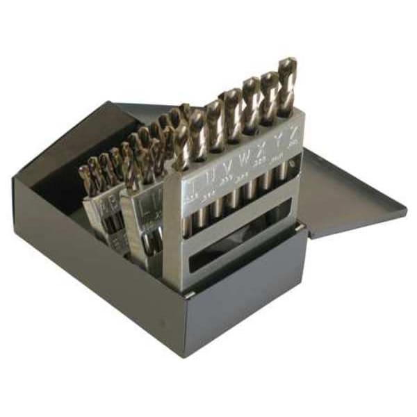 Chicago-Latrobe 26pc 135 Degree Heavy-Duty Screw Machine Length Drill 559 Straw Oxide Cobalt 8%-M42 A-Z - 69855