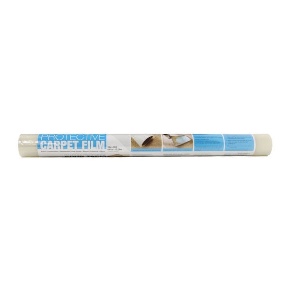 Película para enmascarado Trimaco Easy Mask de 2 mil X 2 ft. de ancho X 50 ft. de largo de plástico transparente 1 paquete - 62450/6